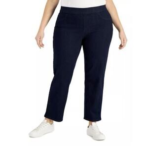 Karen Scott Moonlight Blue‎ Pull On Jeans Plus Size 2X NWT